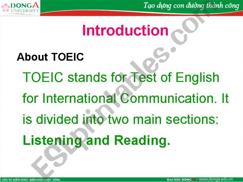 toeic powerpoint