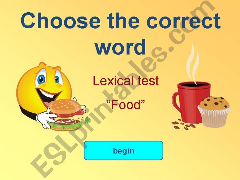 Lexical test  powerpoint