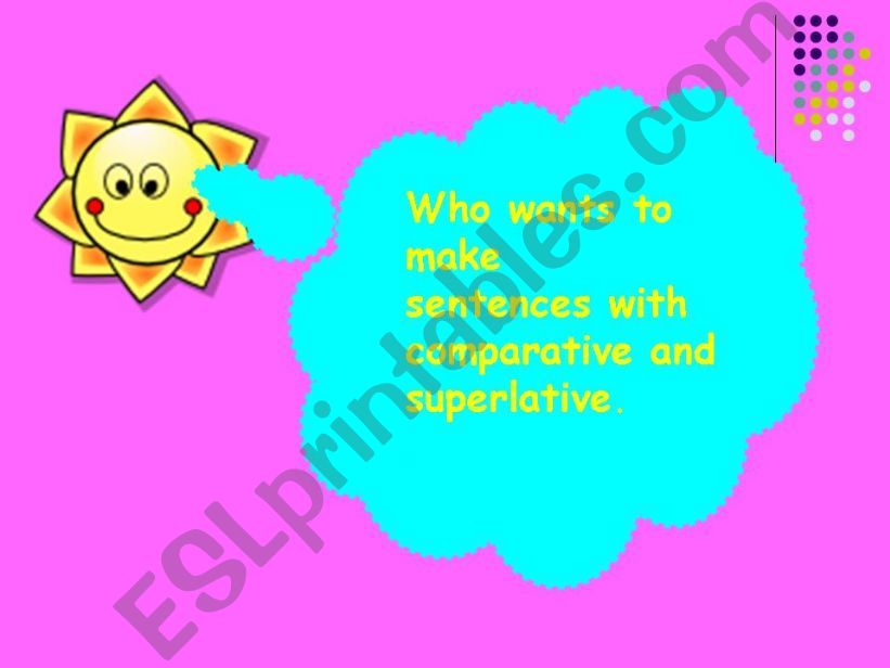 comparative and superlative  powerpoint