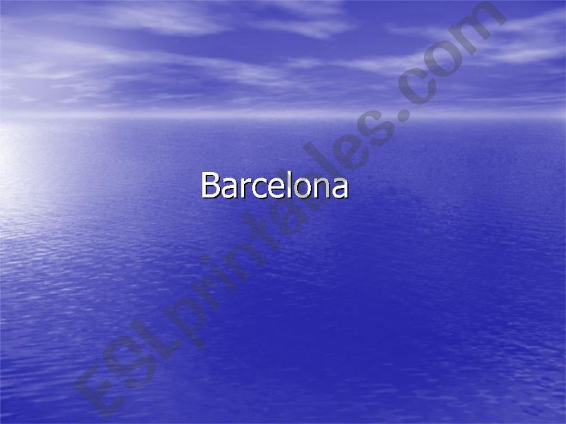 Barcelona powerpoint