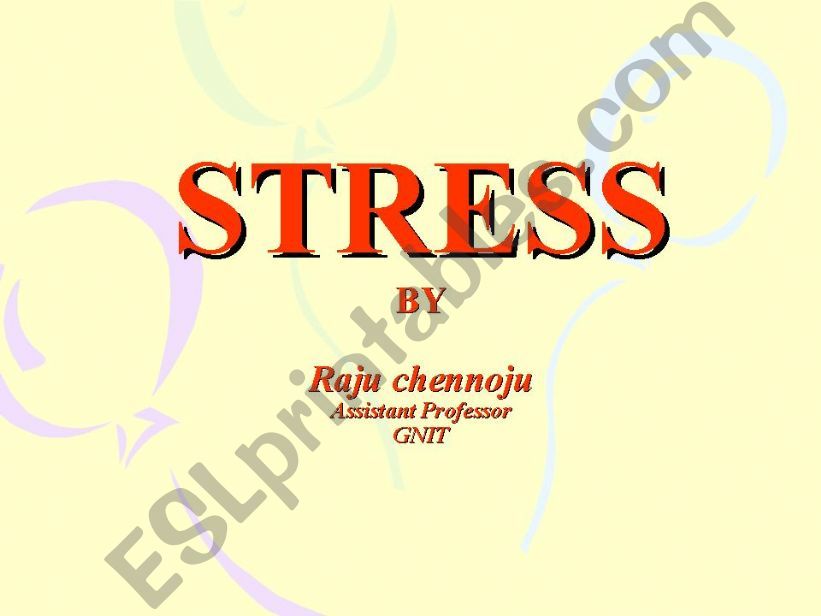Phonetics-Stress powerpoint