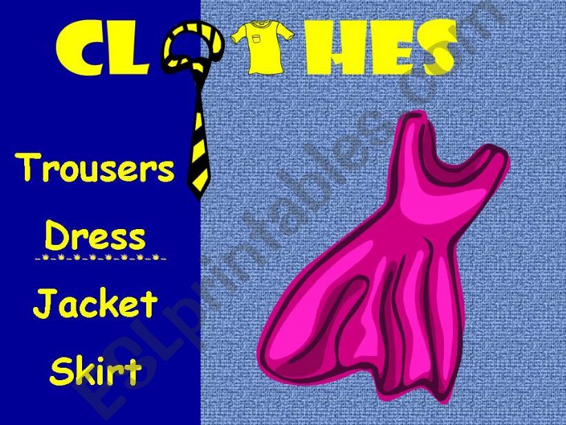 CLOTHES 2/2 powerpoint