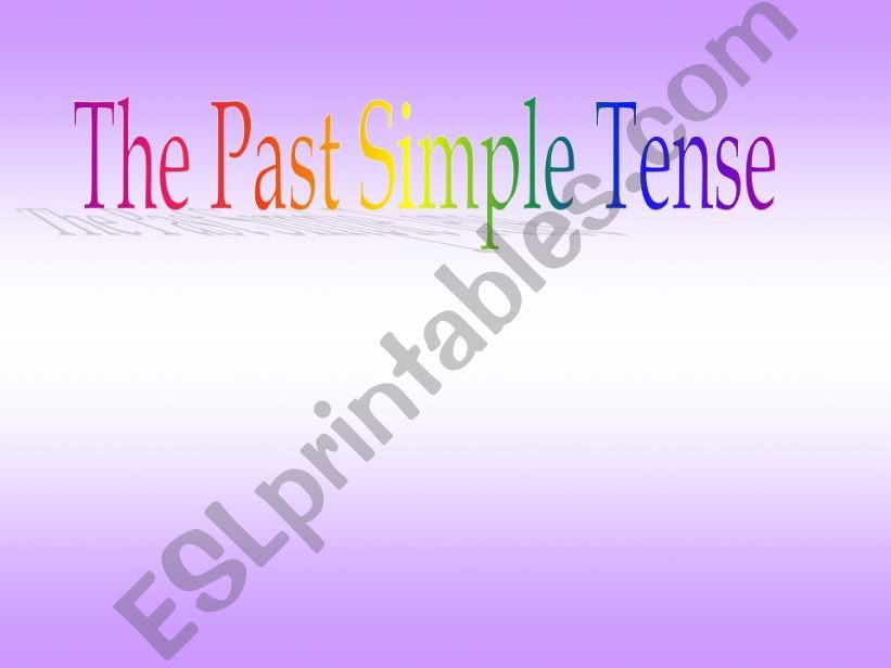 TENSES REVIEW powerpoint
