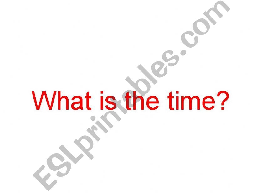 what is the time powerpoint