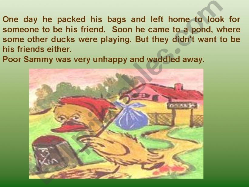 The Ugly Duckling 5 powerpoint