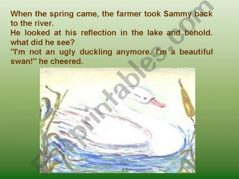 The Ugly Duckling 9 powerpoint