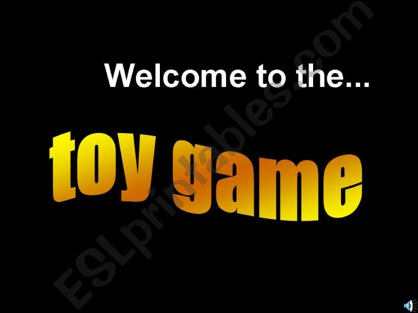 Toy game powerpoint