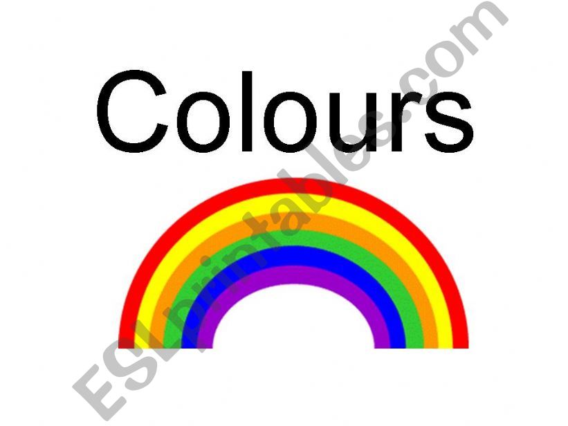 The colours powerpoint