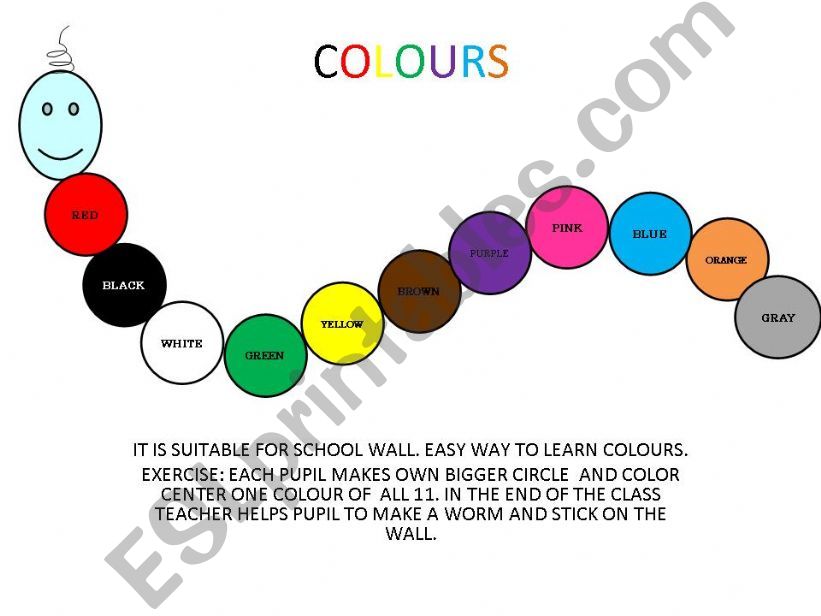 COLOURS powerpoint