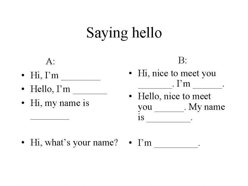 Basic Introductions powerpoint