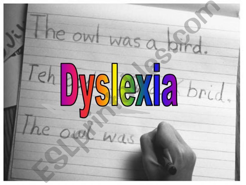 dyslexia powerpoint