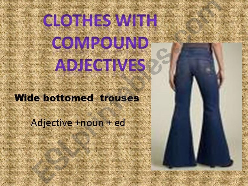 Clothes with compound adjectives