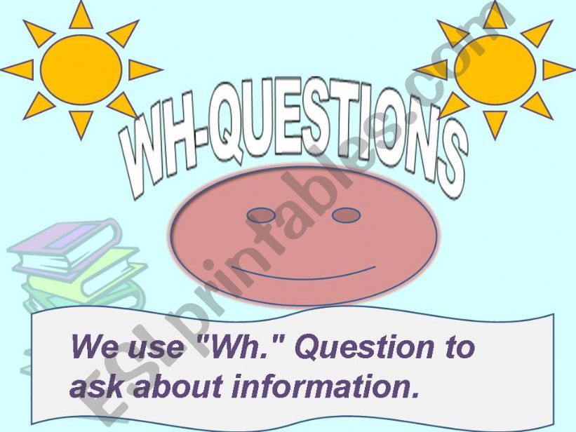 wh questions  powerpoint