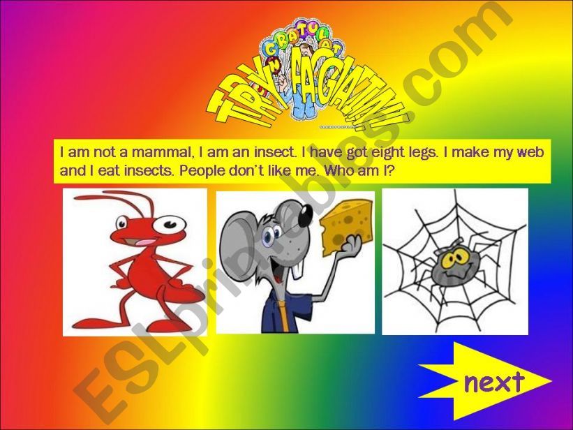 game- find the animals-part 2 powerpoint