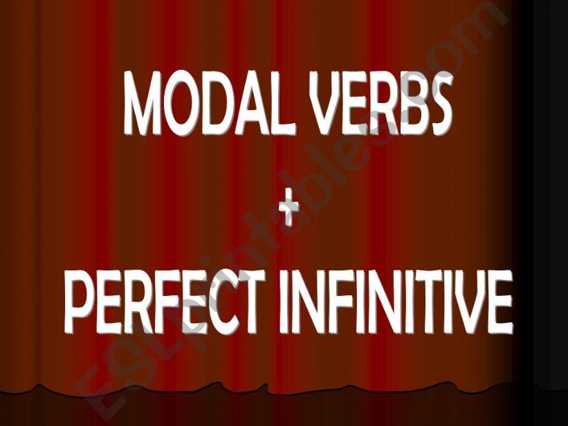 perfect modals powerpoint