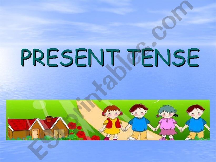 present tense powerpoint