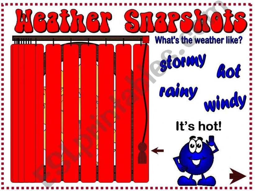 Weather Snapshots - Game powerpoint