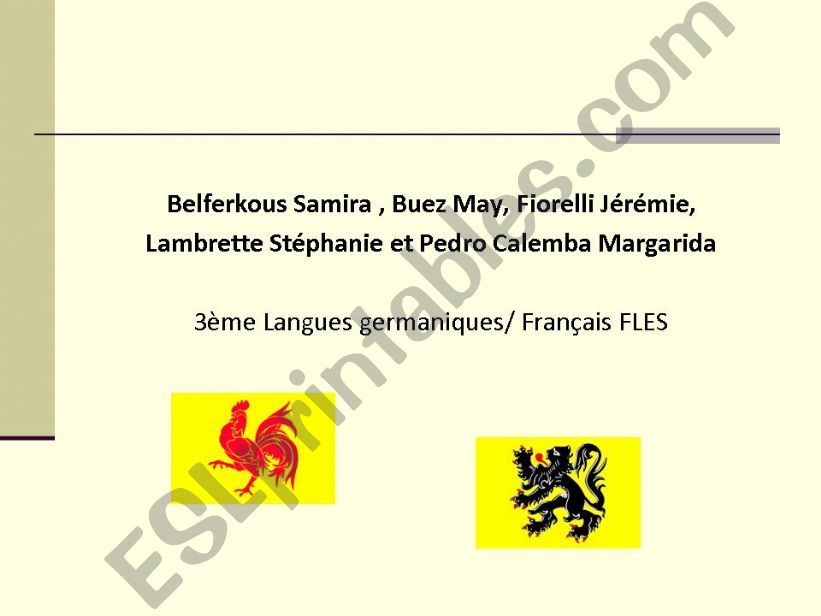 Belgium powerpoint