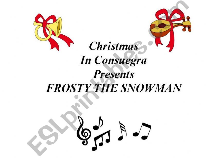 frosty the snowman powerpoint