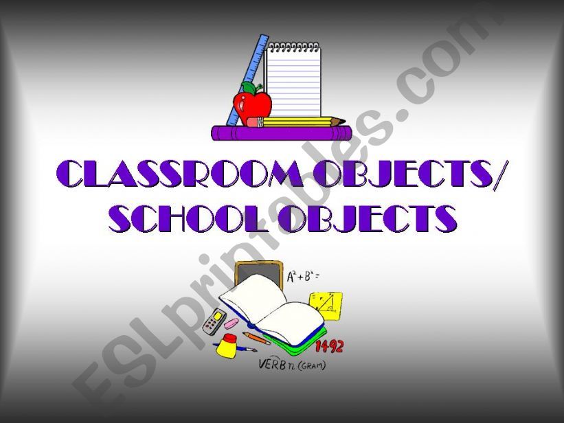 School Objects powerpoint