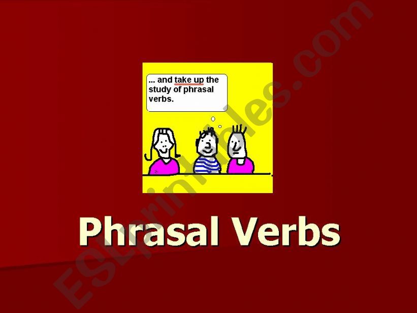 Phrasal verbs powerpoint