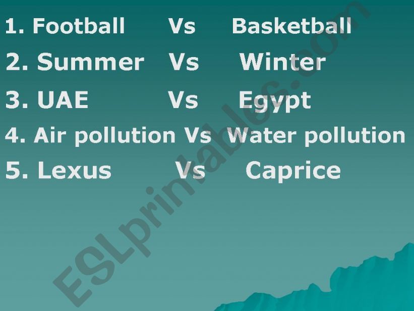 UAE  Vs  Egypt powerpoint