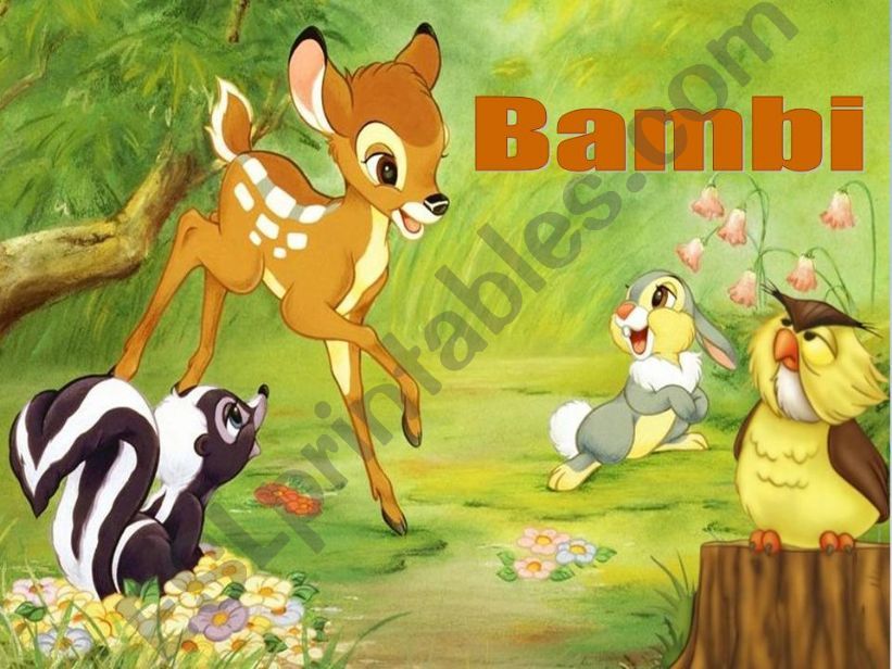 BAMBI PART 1 powerpoint