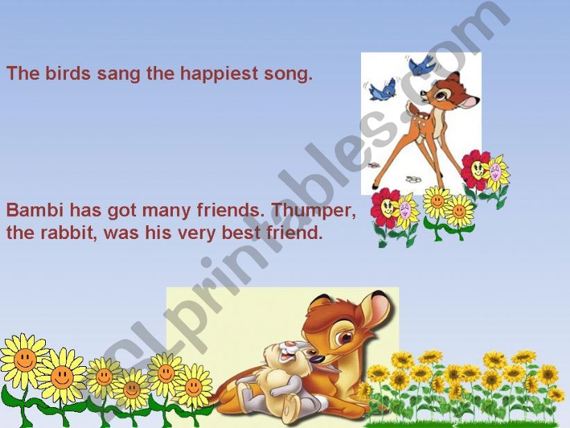 BAMBI PART TWO powerpoint