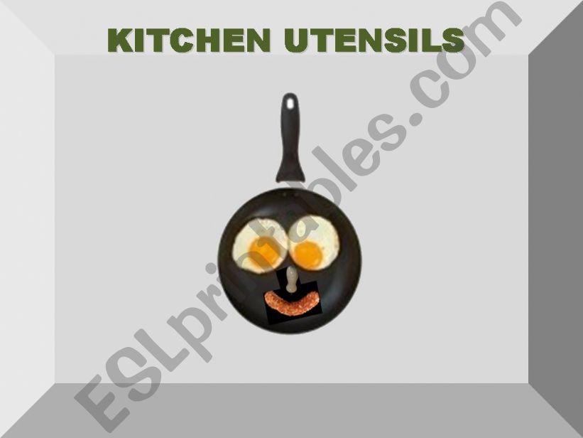 kitchen utensils powerpoint