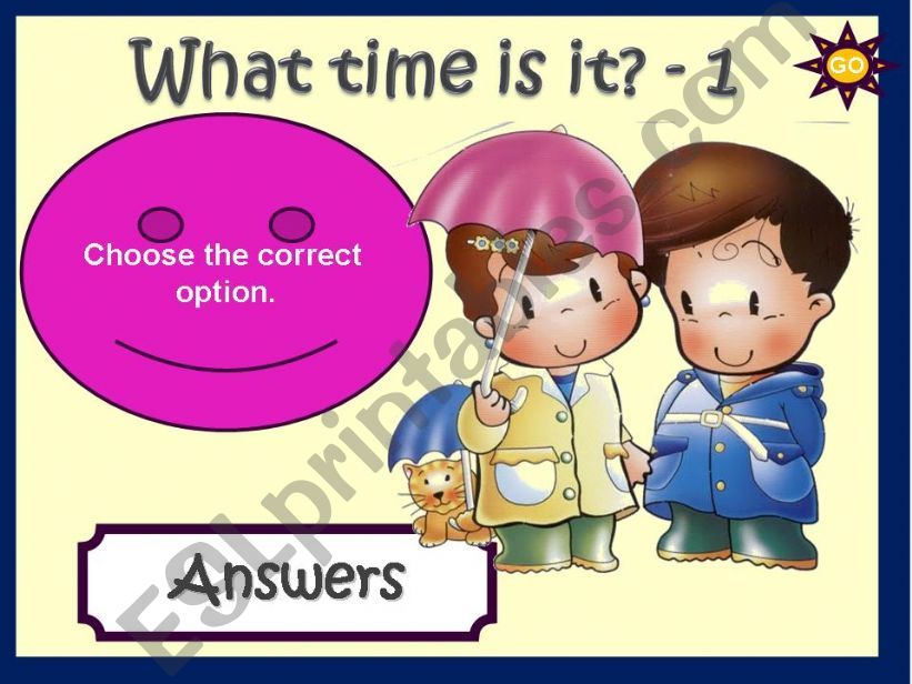 WHAT TIME IS IT? - GAME (1) powerpoint
