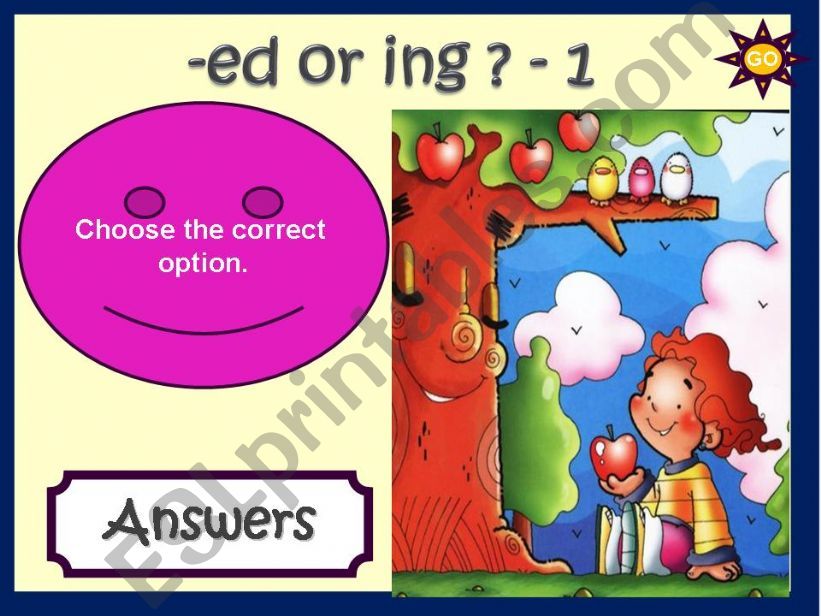 -ED or -ING ADJECTIVES - GAME (1)