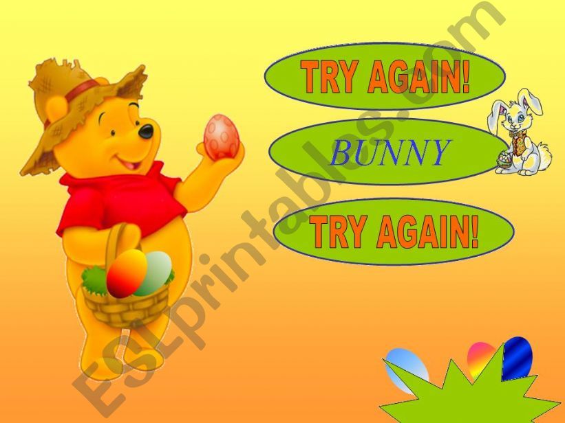 Easter game/ with Winnie the Pooh/ - 2 part