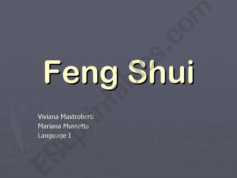 Feng Shui powerpoint