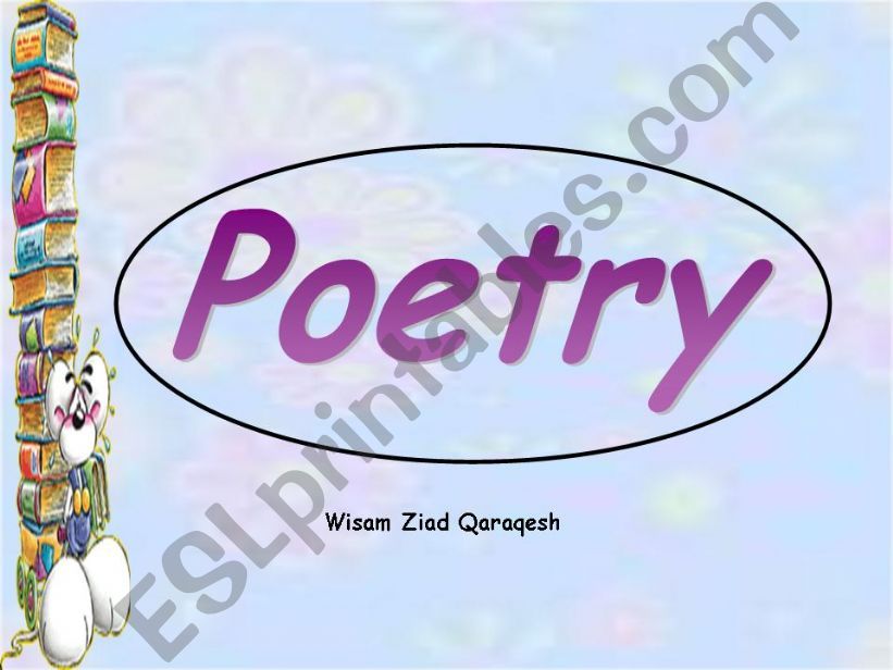 poetry skills  powerpoint