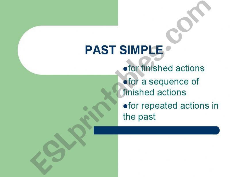 Past simple Yr6 EAL - sentence level 