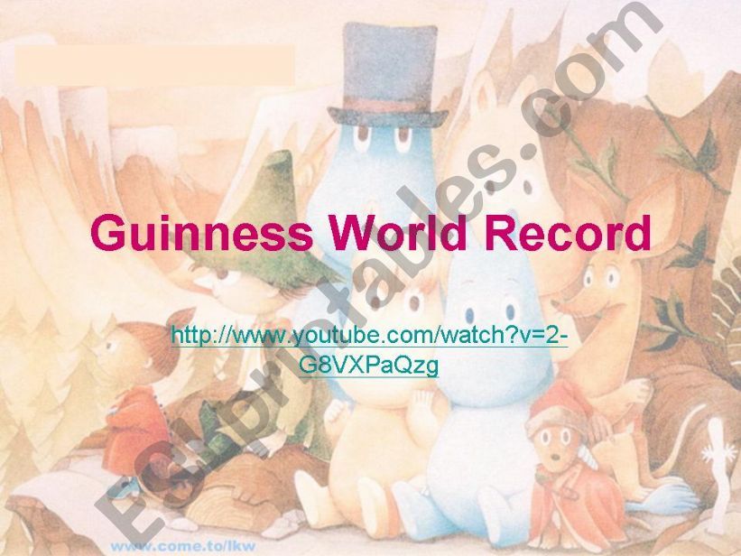 Guinness World Record powerpoint