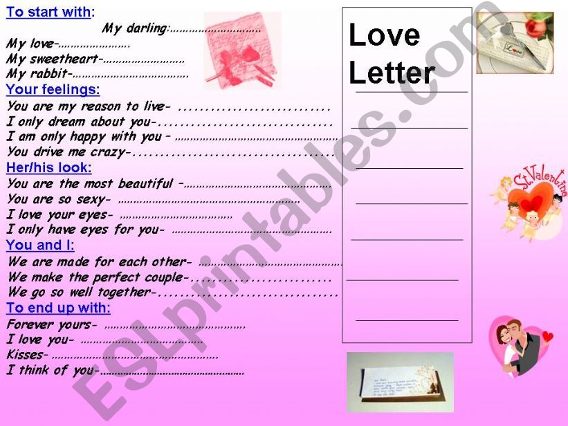 Love Letter powerpoint