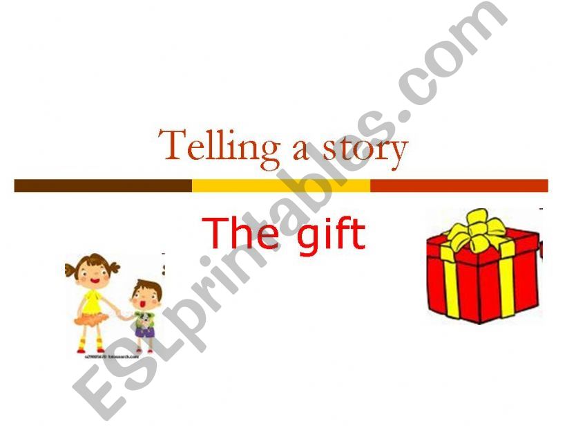The Gift - Reporting Verbs powerpoint
