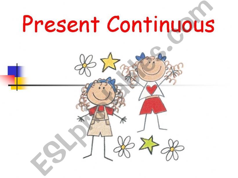 PRESENT CONTINUOUS powerpoint