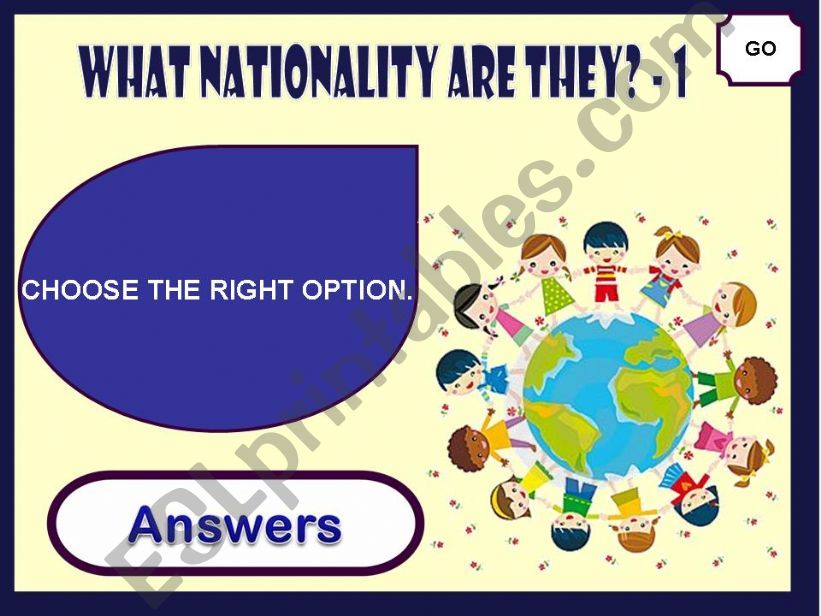 WHAT NATIONALITY ARE THEY?  - GAME (1)