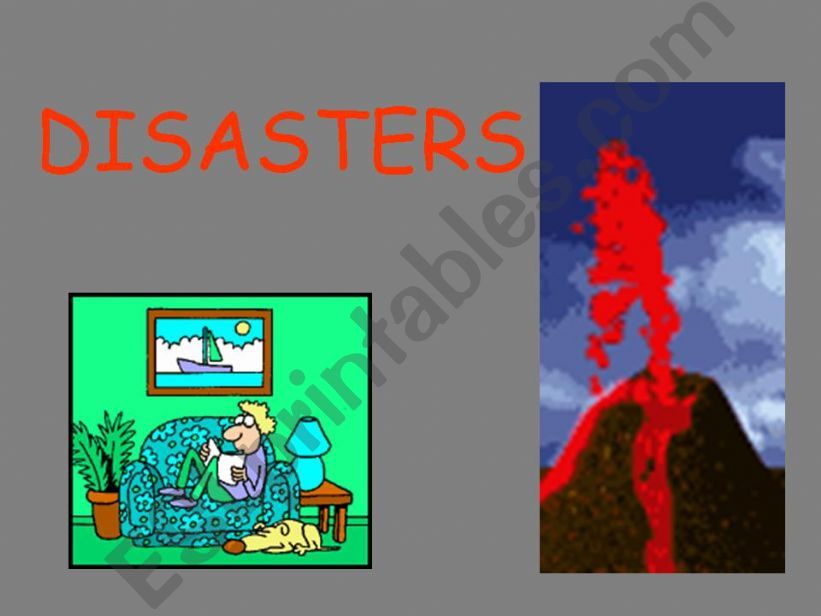 DISASTERS (Part ONE) powerpoint