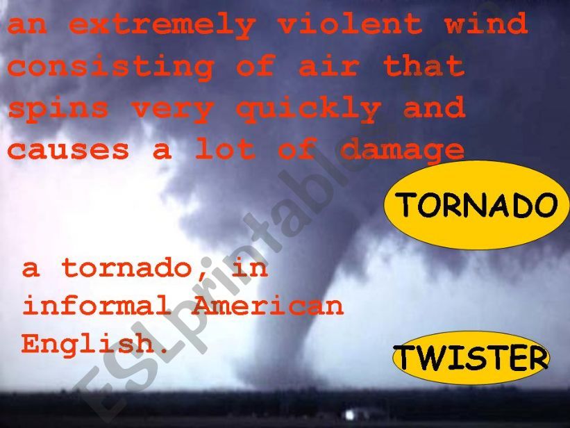 Disasters (part two and last) powerpoint
