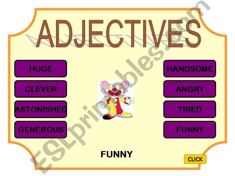 Adjectives Review part 2 powerpoint