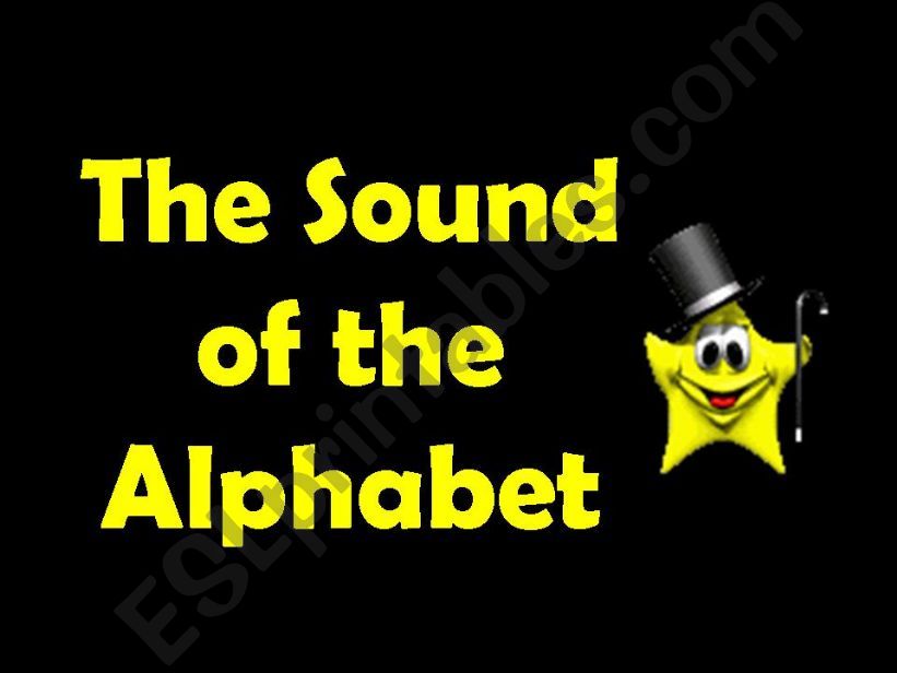 The Sound of the Alphabet powerpoint