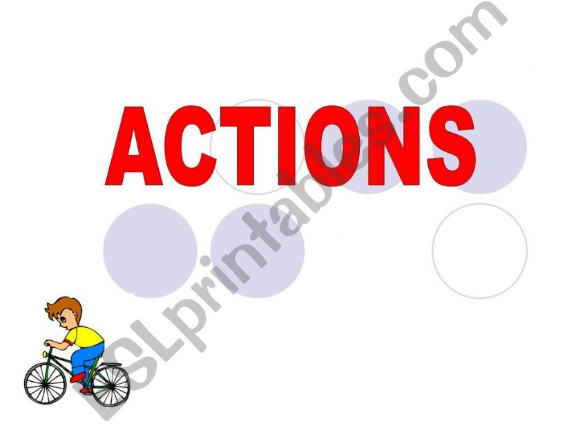 Actions powerpoint