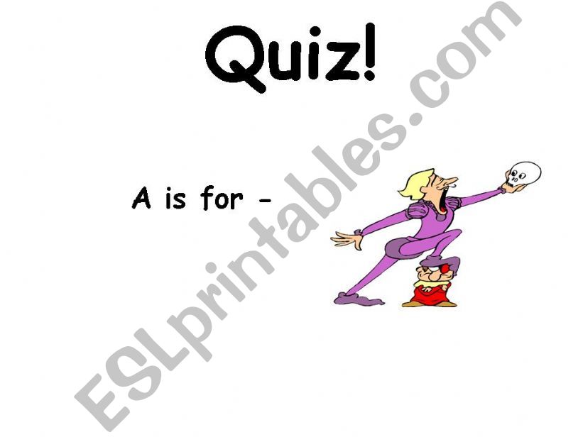Quiz for 