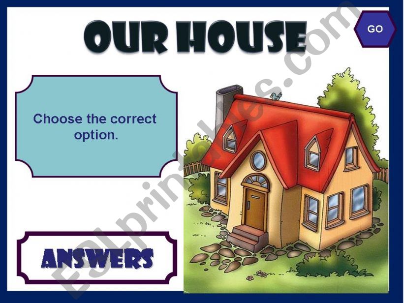 OUR HOUSE - GAME (2) powerpoint