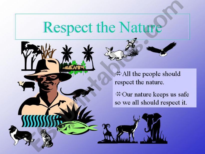 Respect the Nature powerpoint