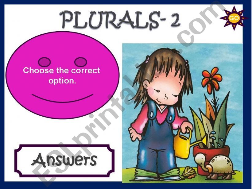 PLURALS - GAME (2) powerpoint