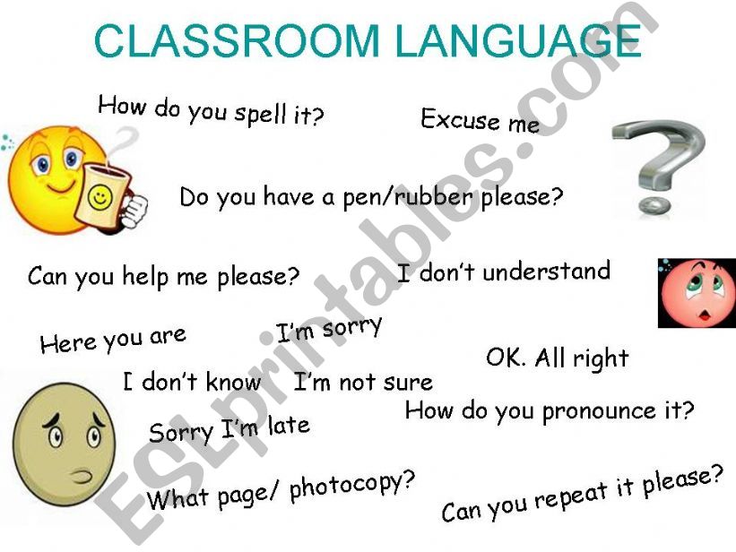 Classroom language 1 powerpoint
